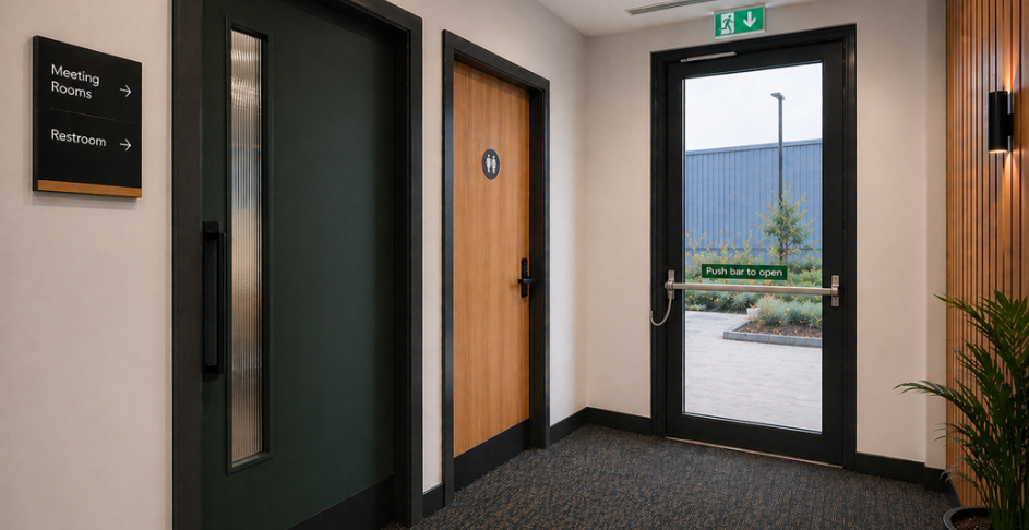 Controlled Escape Door - ai generated image - MAIN Controlled Escape Door - ai generated image - MAIN